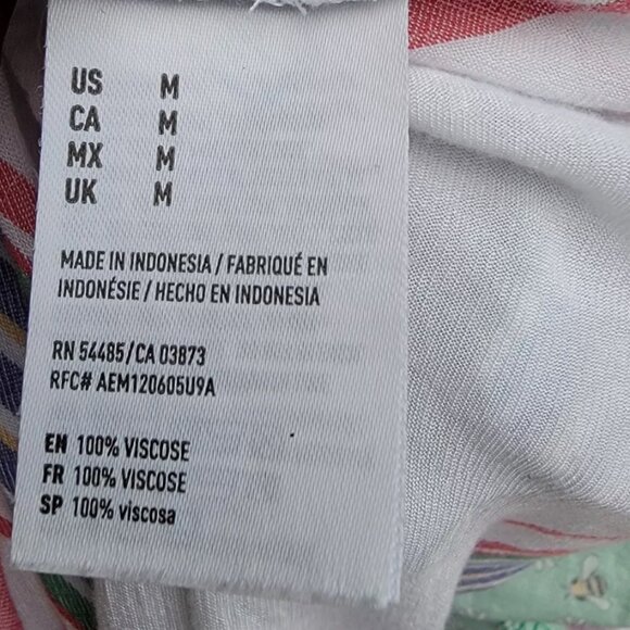 Striped Button-Up Blouse - Picture 5 of 5